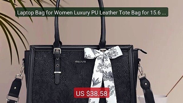 Laptop Bag for Women Luxury PU Leather Tote Bag for 15.6 16... Top Pick 2026 | Unbeatable Price!
