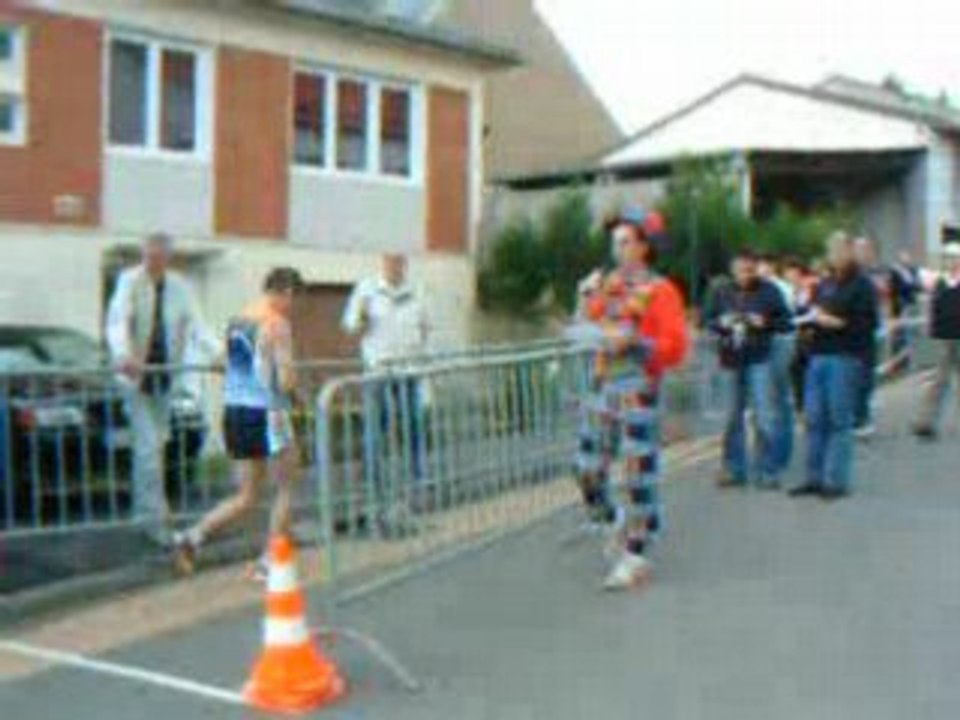 CORRIDA de Malling 2008-L'arrivée de David