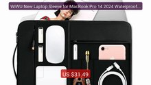 WIWU New Laptop Sleeve for MacBook Pro 14 2024 Waterproof Note... -- Best Buy 2026 | Great Quality!