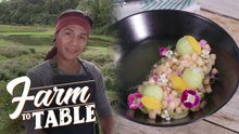 Chef JR makes Japanese Melon Salad! | Farm To Table