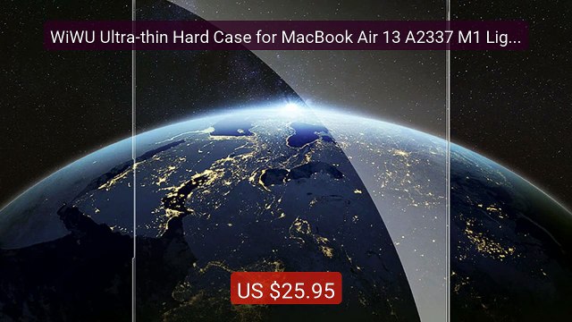 WiWU Ultra-thin Hard Case for MacBook Air 13 A2337 M1 Lightwei... Best Buy 2026 | Great Quality!