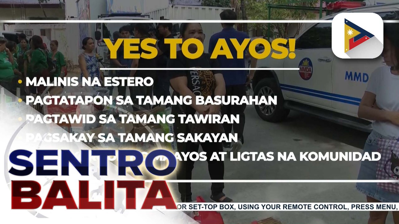 ‘Yes to Ayos’ Campaign ng MMDA, dinala sa Pateros; mga recyclable material, maaaring ipalit para maging grocery | ulat ni JM Thompson