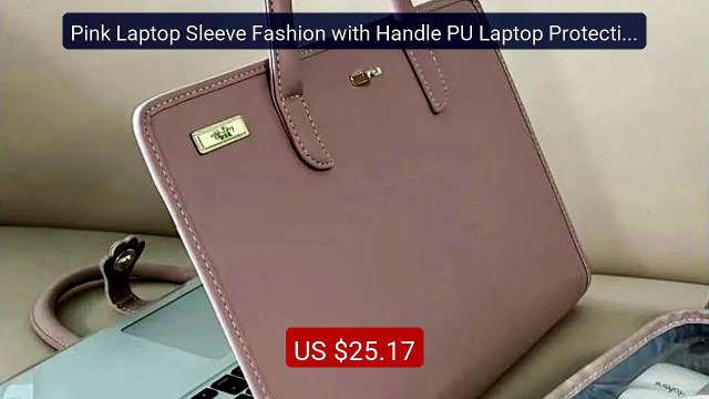 Pink Laptop Sleeve Fashion with Handle PU Laptop Protective... Top Pick 2026 | Unbeatable Price!