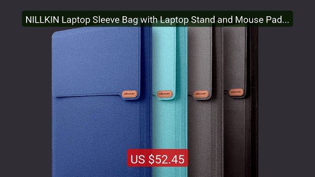 NILLKIN Laptop Sleeve Bag with Laptop Stand and Mouse Pad F... Top Pick 2026 | Unbeatable Price!