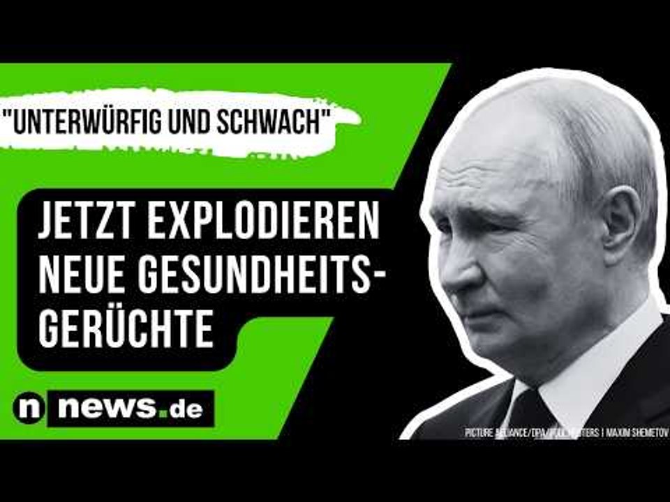 Wladimir Putin: 'Unterwürfig und schwach' - jetzt explodieren neue Gesundheits-Gerüchte