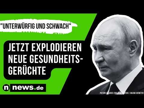 Wladimir Putin: Unterwürfig und schwach - jetzt explodieren neue Gesundheits-Gerüchte