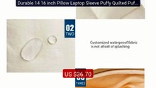 Durable 14 16 inch Pillow Laptop Sleeve Puffy Quilted Puffer Notebo... -- Top Rated 2026 | Buy Now!