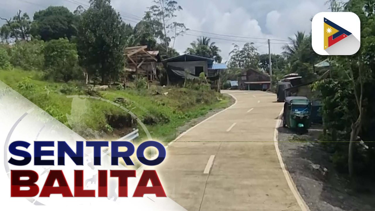 Bagong farm-to-market road sa Davao City, napakikinabangan na; pagbiyahe ng mga produkto ng mga magsasaka, mas mabilis na | ulat ni Armando Fenequito - Radyo Pilipinas - Davao