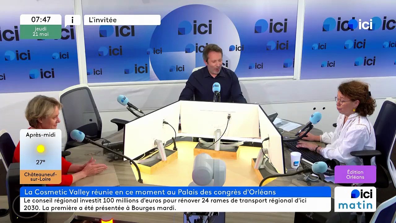 IcI Orléans - L'invité d'IcI Matin : Soline GODET, Directrice générale de la Cosmetic Valley