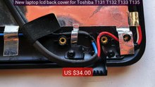 New laptop lcd back cover for Toshiba T131 T132 T133 T135 -- Best Buy 2026 | Great Quality!