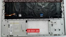 90% new laptop keyboard palmrest for samsung NT950XCJ 950XC... -- Top Pick 2026 | Unbeatable Price!