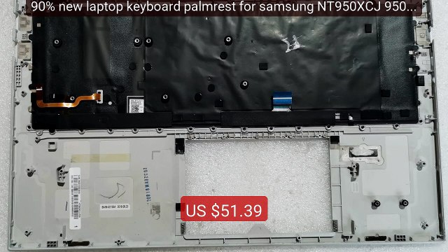 90% new laptop keyboard palmrest for samsung NT950XCJ 950XC... Top Pick 2026 | Unbeatable Price!