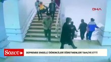 Malatya’daki depremde engelli öğrencileri öğretmenleri tahliye etti