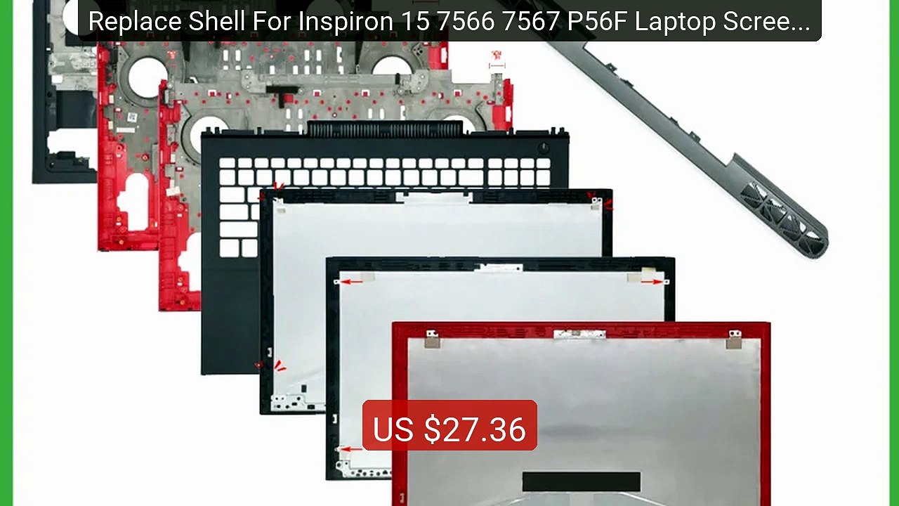 Replace Shell For Inspiron 15 7566 7567 P56F Laptop Screen Ba... -- Amazing Value 2026 | Must Have!