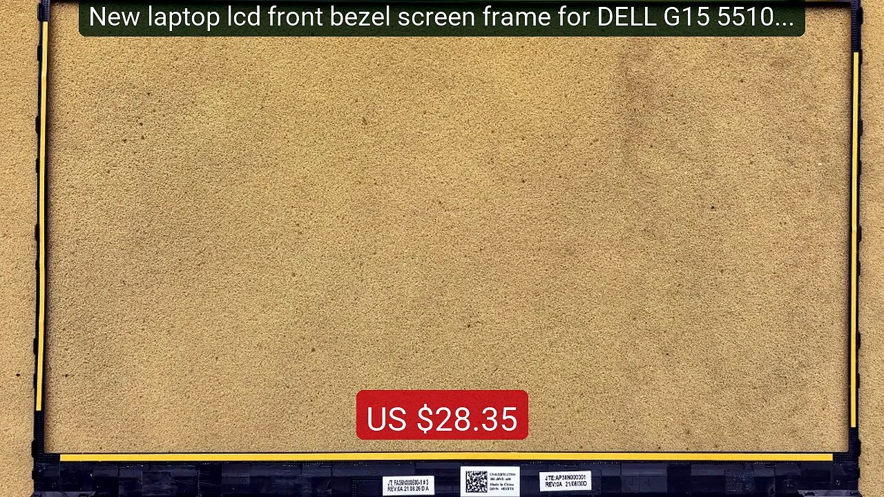 New laptop lcd front bezel screen frame for DELL G15 5510 5515 5511... -- Top Rated 2026 | Buy Now!