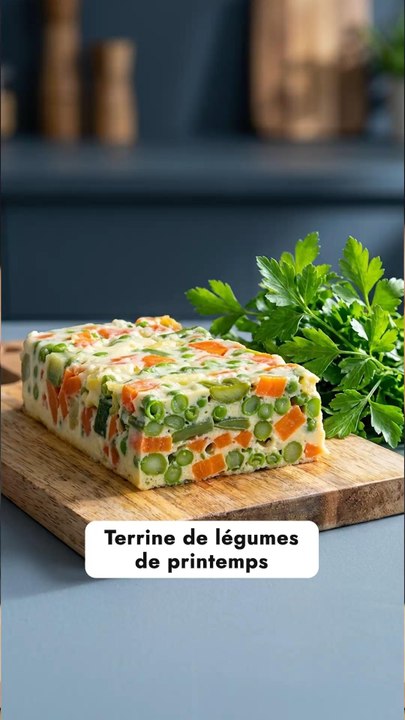 Terrine de légumes de printemps