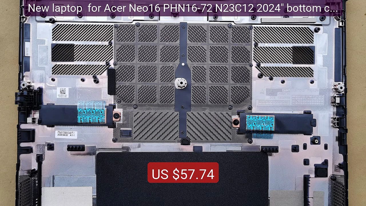 New laptop  for Acer Neo16 PHN16-72 N23C12 2024" bottom case ... -- Amazing Value 2026 | Must Have!