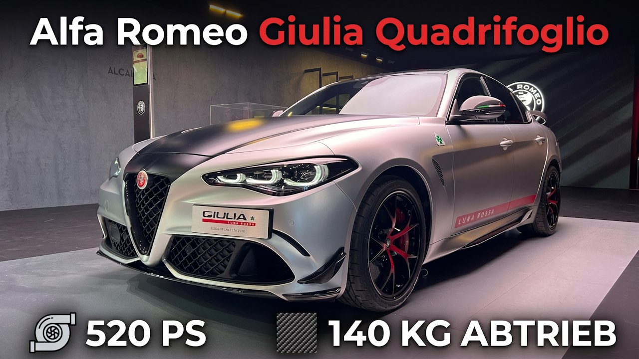 Alfa Romeo Giulia Quadrifoglio Luna Rossa: Carbon trifft Cup