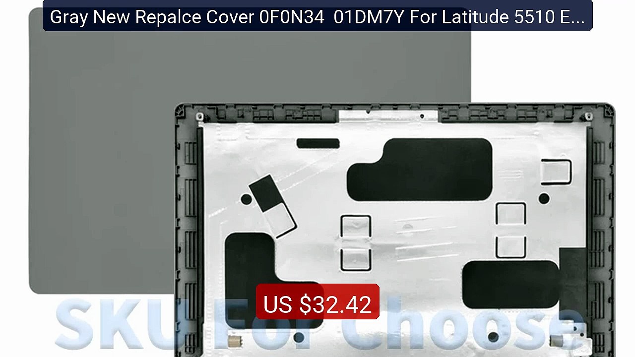 Gray New Repalce Cover 0F0N34  01DM7Y For Latitude 5510 E5510 Lapto... -- Top Rated 2026 | Buy Now!