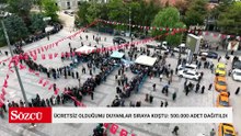 Ücretsiz olduğunu duyanlar sıraya koştu: 500.000 adet dağıtıldı