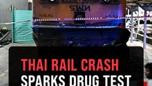 Two more Thai railway employees test positive for drugs after fatal train crash