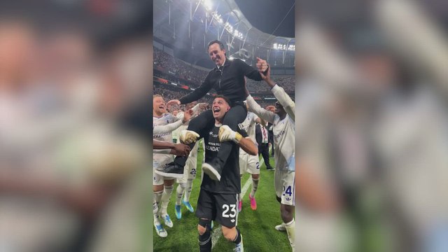 Mejores momentos de la celebración del Arsenal tras ganar la Europa League