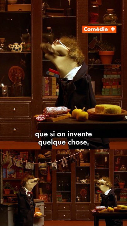L'invention du cinéma expliqué par des chaussettes, oui, oui.