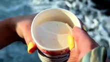 Frozen cocktails, sunset & sea breeze