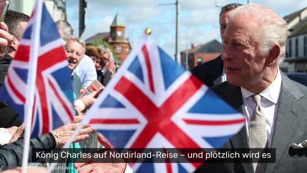 König Charles: Peinliches Möwen-Malheur vor aller Augen - selbst Charles musste lachen