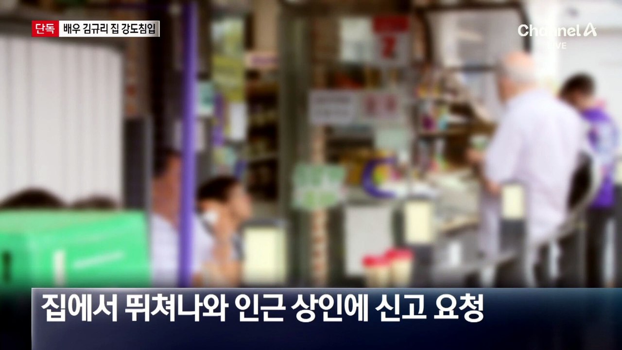 [단독]배우 김규리 자택에 강도…“결박하려 했다”
