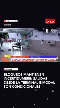Los bloqueos en San Julián, Yapacaní y rutas hacia La Paz 🚧 continúan afectando a la Terminal Bimodal