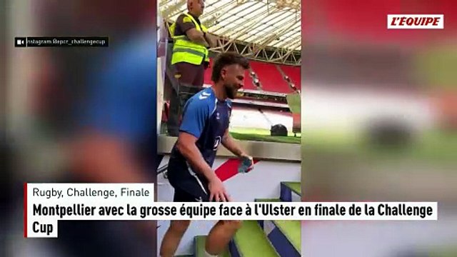 Montpellier avec la grosse équipe face à l'Ulster en finale de la Challenge Cup - Rugby - Challenge