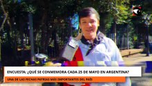 Encuesta: ¿Qué se conmemora cada 25 de mayo en Argentina?