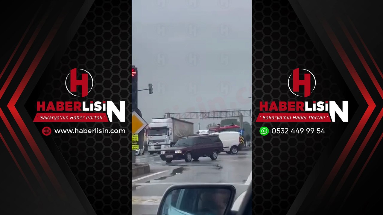 Yangına giden itfaiye aracı zincirleme kazaya karıştı… 6 araç birbirine girdi
