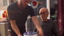 Foster grandpa is moved after learning that baby is named after him