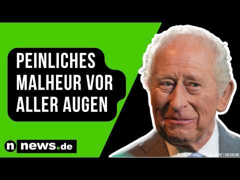 König Charles: Peinliches Möwen-Malheur vor aller Augen - selbst Charles musste lachen