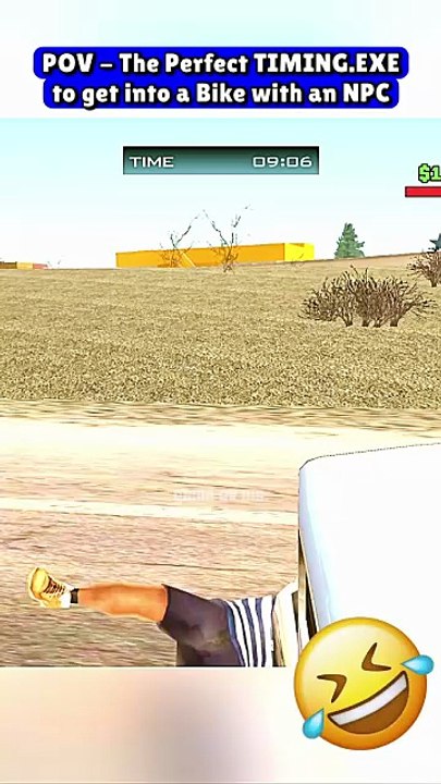 GTA San Andreas Funny Moment – NPC.EXE has stopped working...😢💀🔥 | PC vs Console Meme (Part 411)