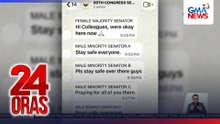 Screengrab shows minority senators checked on colleagues after Senate unrest | 24 Oras