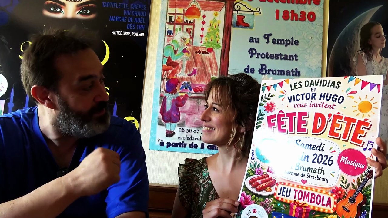 Brumath Annonce Fête d'Eté Ecole Davidia 2026