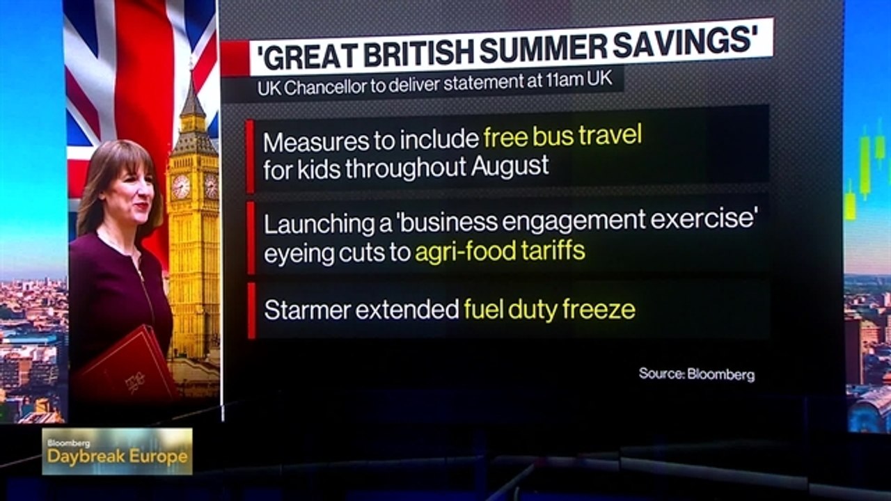 UK's Reeves Set to Unveil 'Great British Summer Savings'