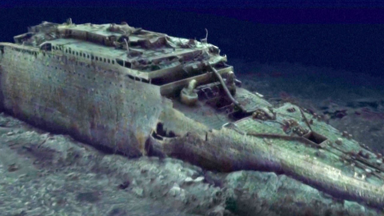A closer look at the 3D scan of the ill-fated Titanic
