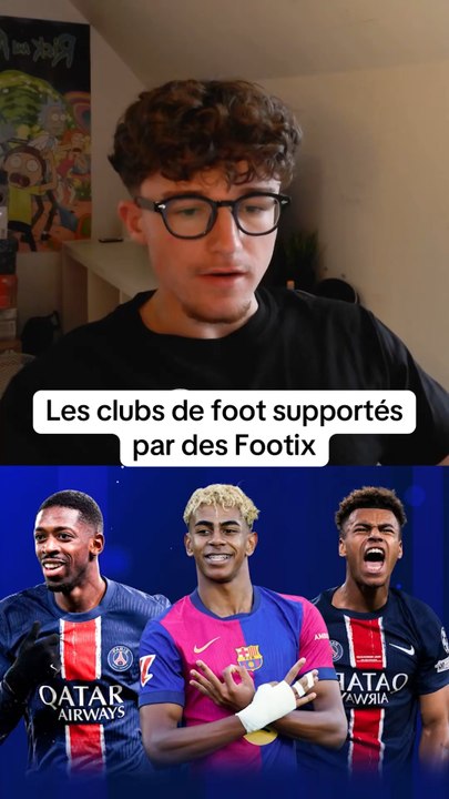 Les clubs de foot supportés par des footix #foo...