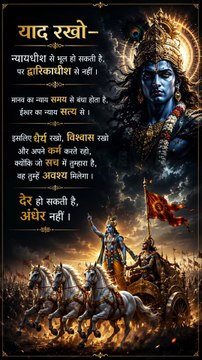 न्यायाधीश से भूल हो सकती है पर द्वारकाधीश से नहीं / Motivational Video /Motivational Shorts And Reels /Candiddaily Dailymotion video