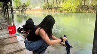 back to the village and acting cool 🇨🇳