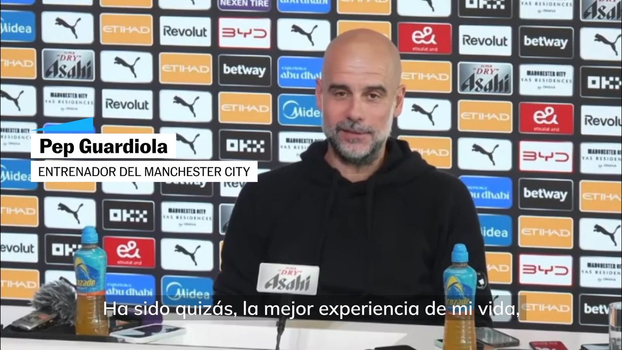 Guardiola: "Era el momento de marcharse"