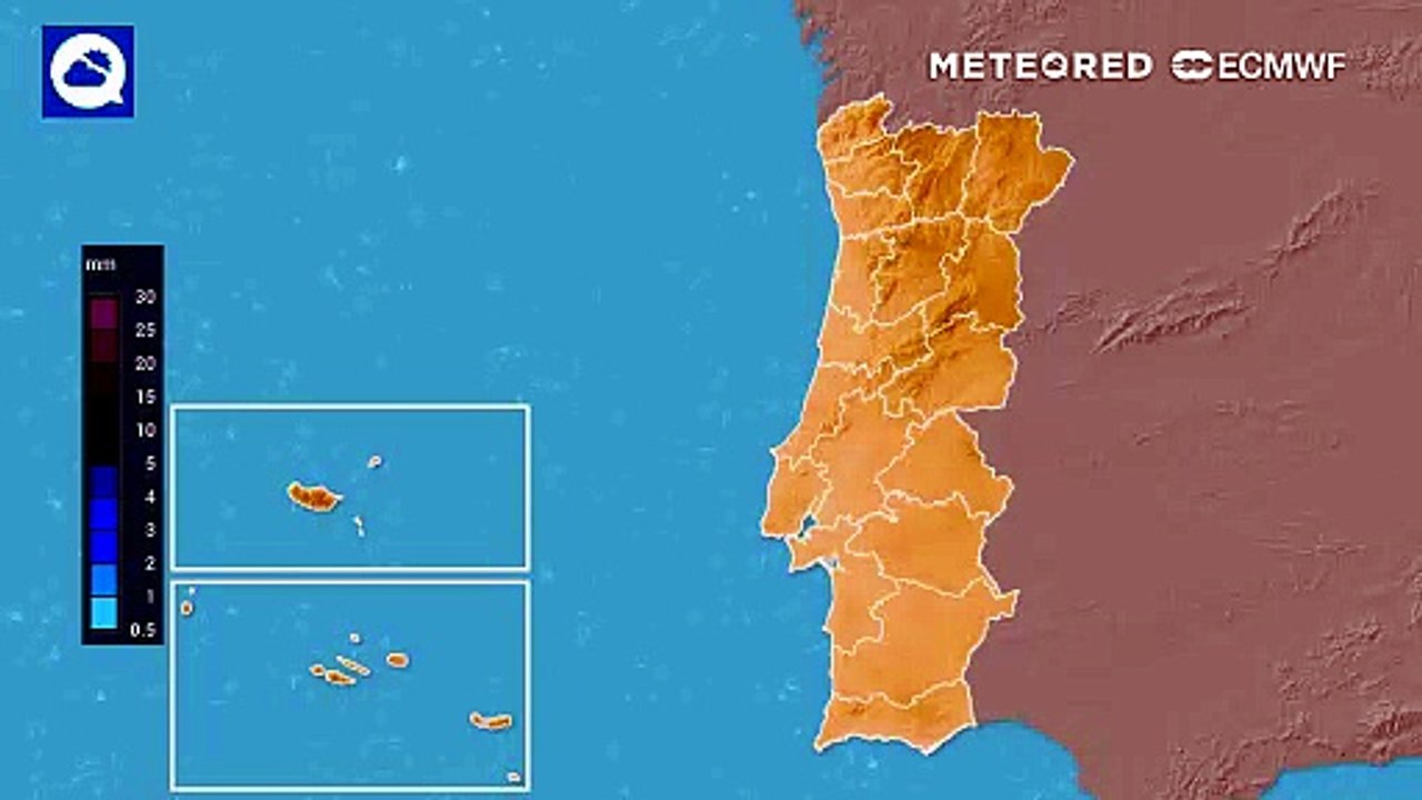 Gota fria deverá concentrar a chuva mais intensa no Norte e Centro até segunda-feira
