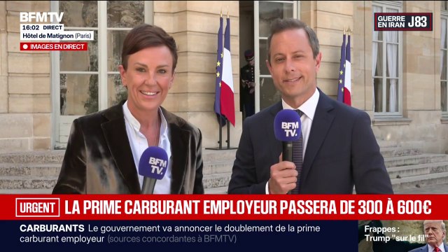 INFO BFMTV. Le gouvernement va annoncer le doublement du plafond de la prime carburant employeur de 300 à 600 euros