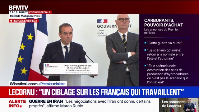 Prix des carburants: on ne change pas de philosophie sur les aides mais d'échelle , explique Sébastien Lecornu