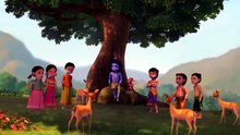 Little Krishna builds a Bridge on Yamuna river in Vrindavan