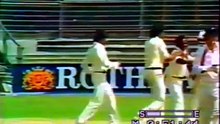 Mushtaq Muhammad 5 for 59 vs New Zealand Ist Test Christchurch Feb 1979